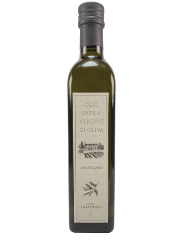 Olio extravergine di oliva 100% ITALIANO in Bottiglia 500ml Podere Filippucci 2023
